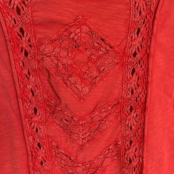 Free People Pink Boho Top size S - Picture 8 of 9